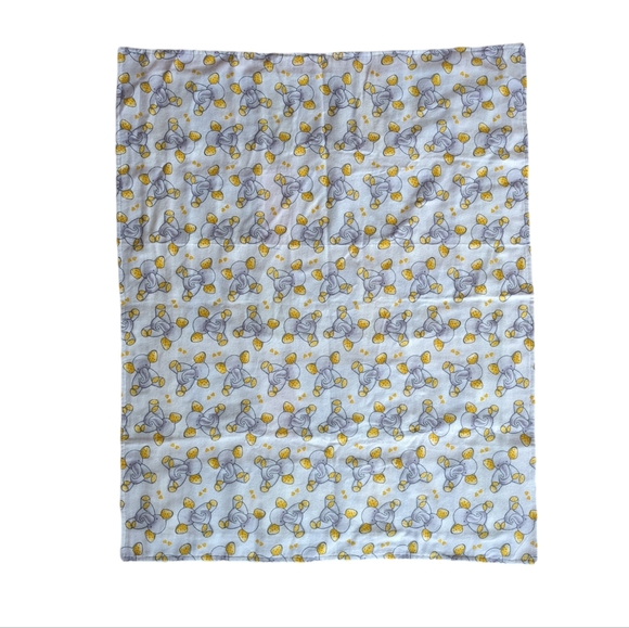 Vintage 90's Reversible Patchwork Looney Tunes Characters Baby Blanket Blue Pink - Picture 8 of 16